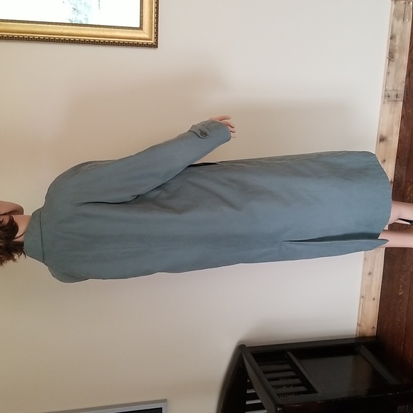 Vintage London Fog Women's Ladies Spring Fall Coat / Sz 6P / Olive Green - Picture 6 of 16